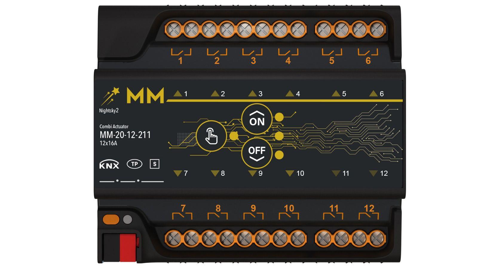 MM-20-12-211 KNX Combo Act. 12 ch - NightSky2 -