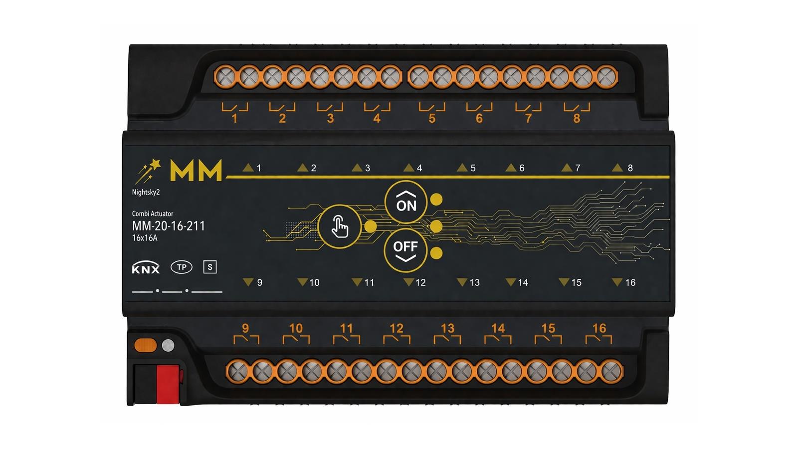 MM-20-16-211 KNX Combo Act. 16 ch - NightSky2 -