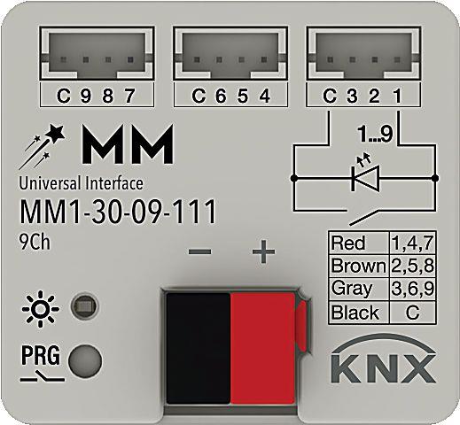 MM1-30-09-111  KNX Universal Interface 9 Ch